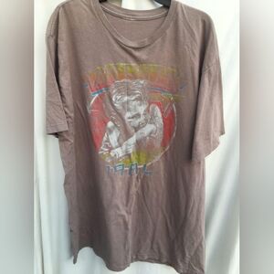 VAN HALEN T-Shirt 1984 Cover Large Tour Concert Gray VintageRock band graphic t